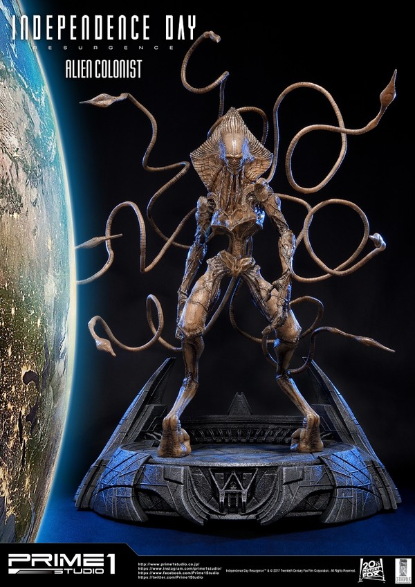 Alien Colonist, Independence Day: Resurgence, Prime 1 Studio, Pre-Painted, 1/4